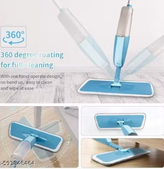 Microfiber 360 Degree Cleaning Healthy Spray Mop with Washable Cleaning Pad and Integrated Water Spray for Floor Cleaning, Spray Mop Cleaner, floor cleaning mop, Cleaning Mop for Home & Office Easy to use