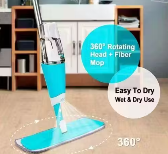 Microfiber 360 Degree Cleaning Healthy Spray Mop with Washable Cleaning Pad and Integrated Water Spray for Floor Cleaning, Spray Mop Cleaner, floor cleaning mop, Cleaning Mop for Home & Office Easy to use